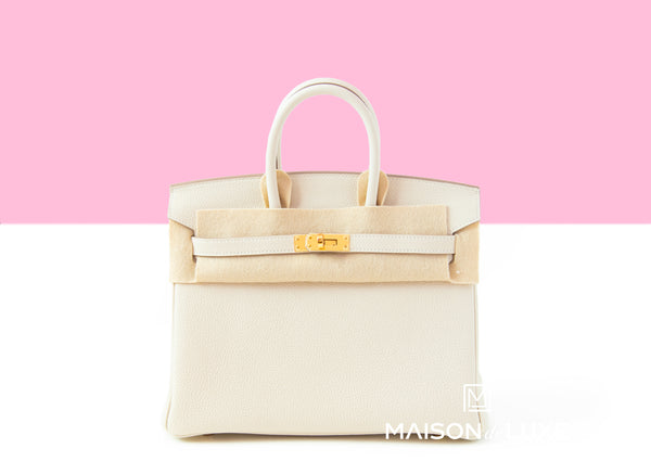 Hermes cream bag sale