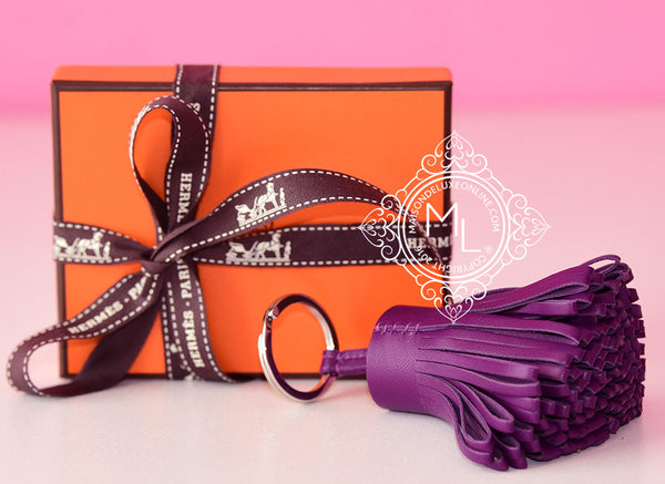 Hermes Violet Purple Carmen Keychain Bag Charm Rodeo – MAISON de LUXE