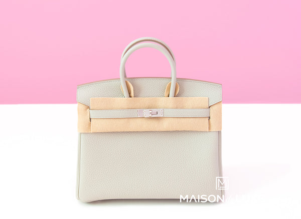 Hermès Birkin Gris Perle Togo 30 Palladium Hardware, 2021 (Very Good), Grey/Silver Womens Handbag