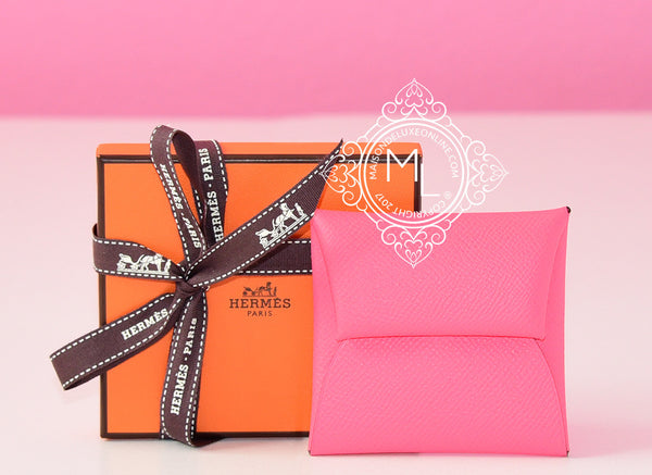 Authentic Hermes Pink Bastia Coin Purse – Luxe Touch Luxury Resale