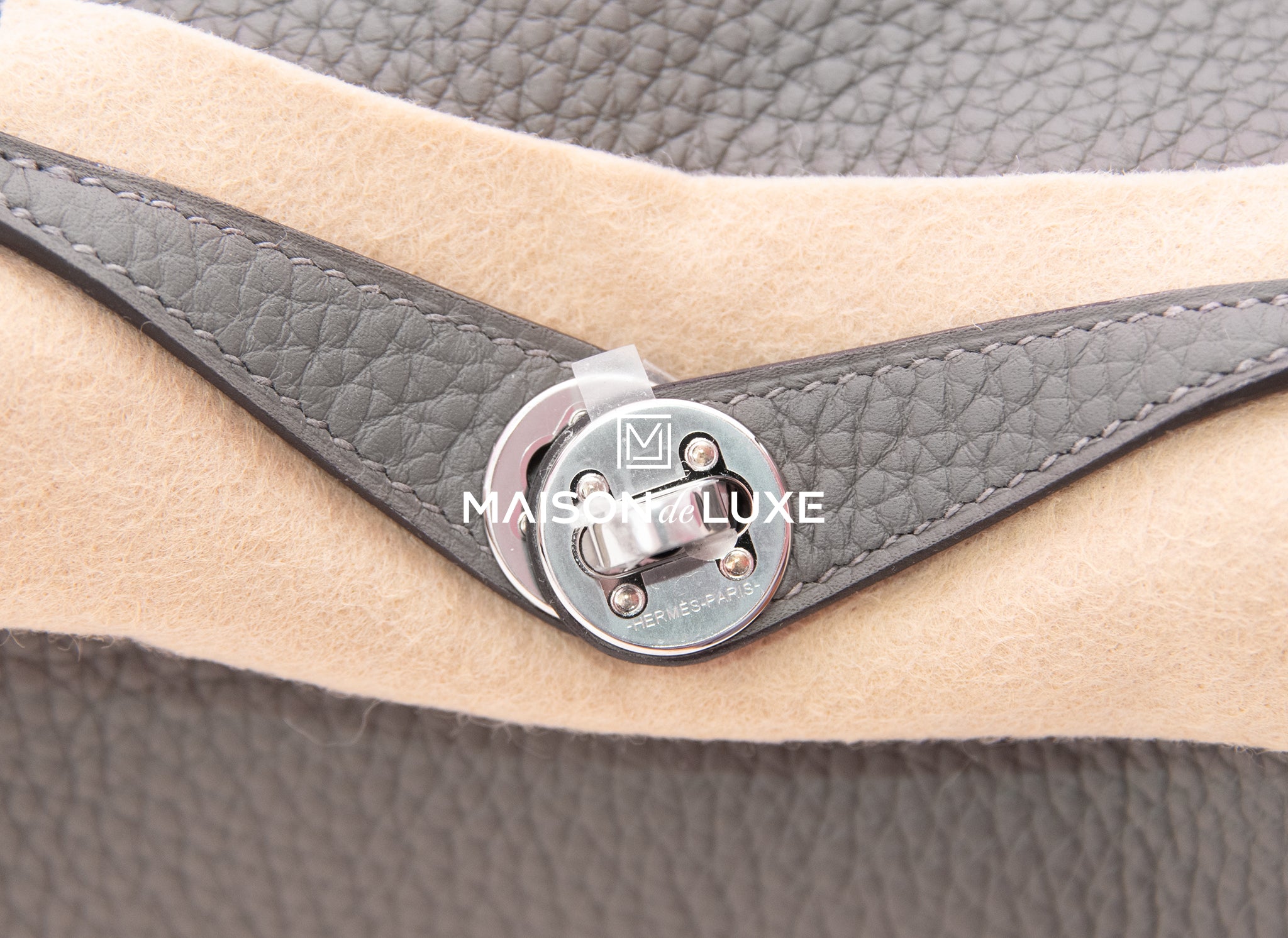 HERMES Mini Lindy Clemence Gris Etain PHW *New - Timeless Luxuries