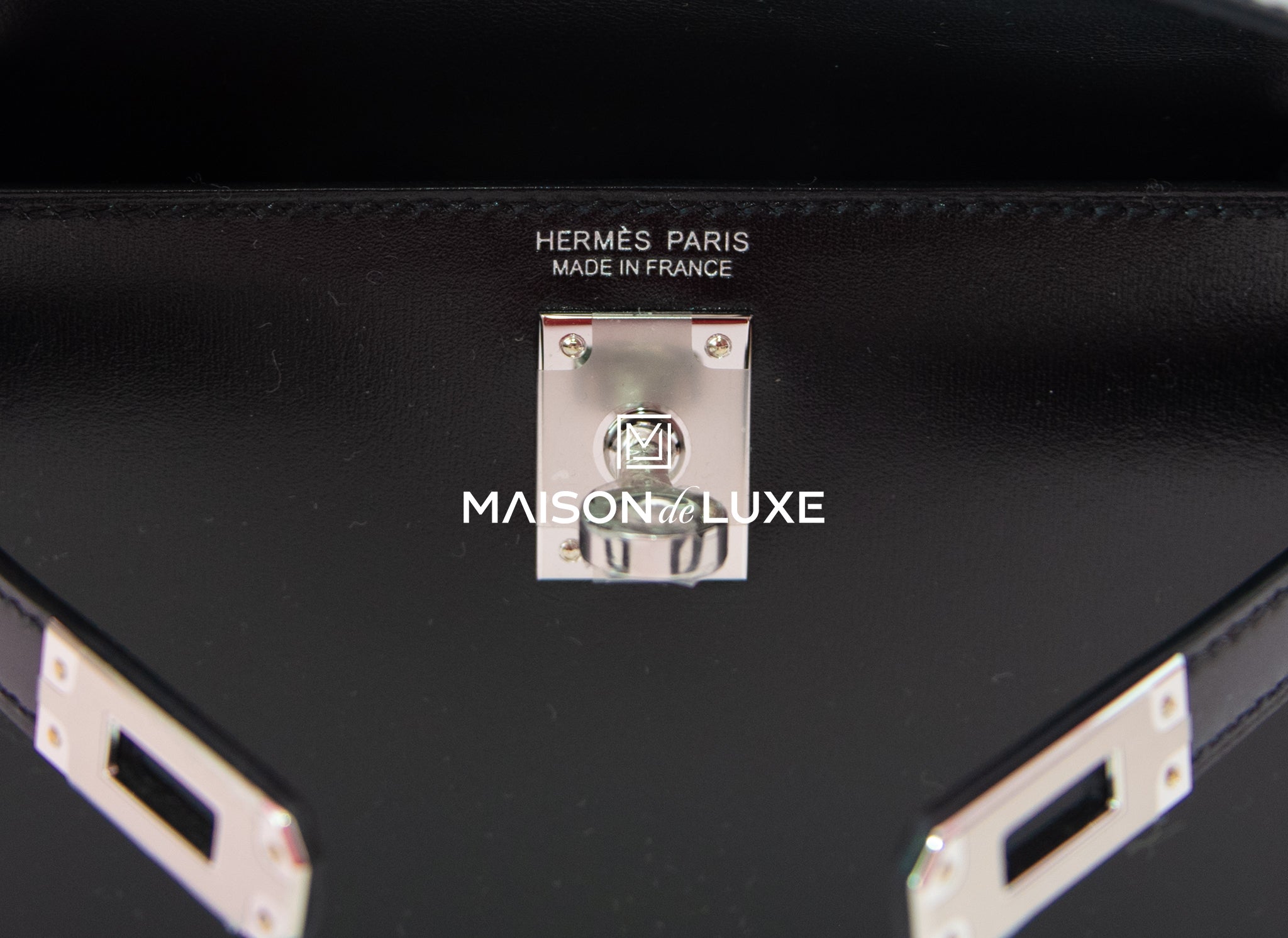 Hermes Mini Kelly II Bag 89 Noir Box GHW