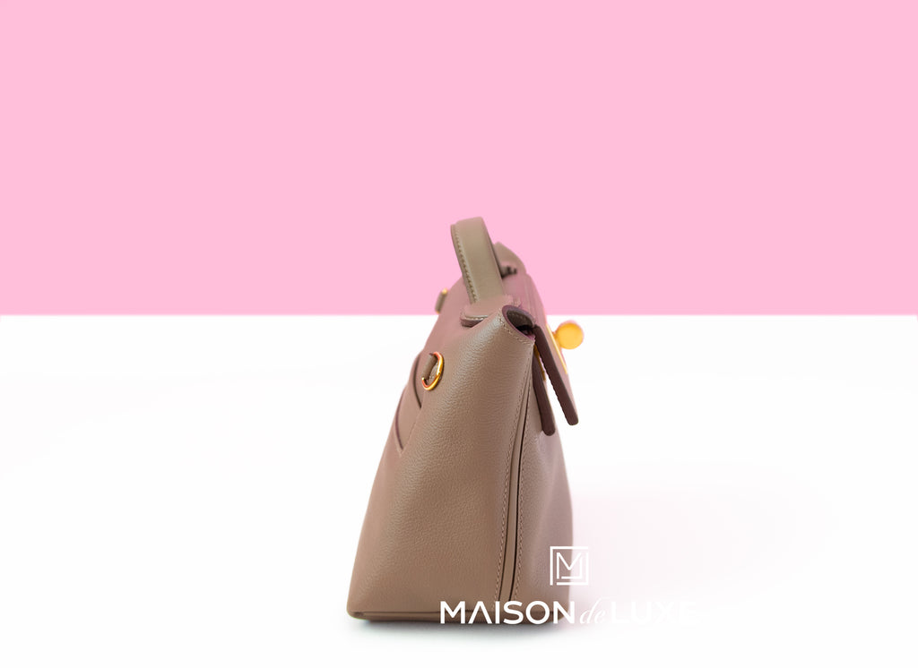 Herbag cloth handbag Hermès Pink in Cloth - 34532833