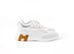 Hermes Men's White Bouncing 42 Sneaker