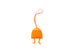 Hermes Orange Petit h Hibouton Bag Charm