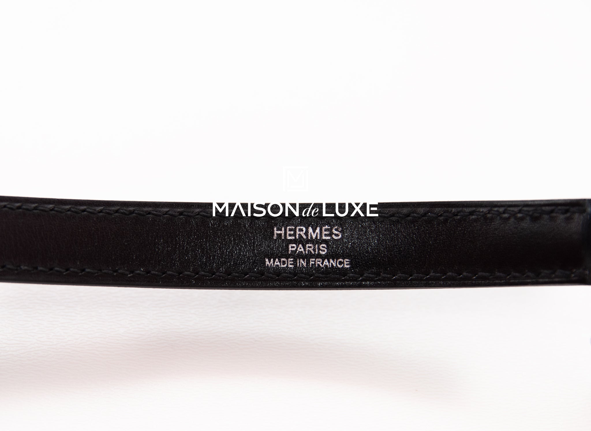 Hermès 25cm Birkin Sellier Black Box Calf Palladium Hardware