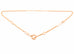 Hermes Rose Gold Echappee Necklace SH