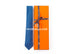 Hermes Faconnee H Bicolore Marine Tie