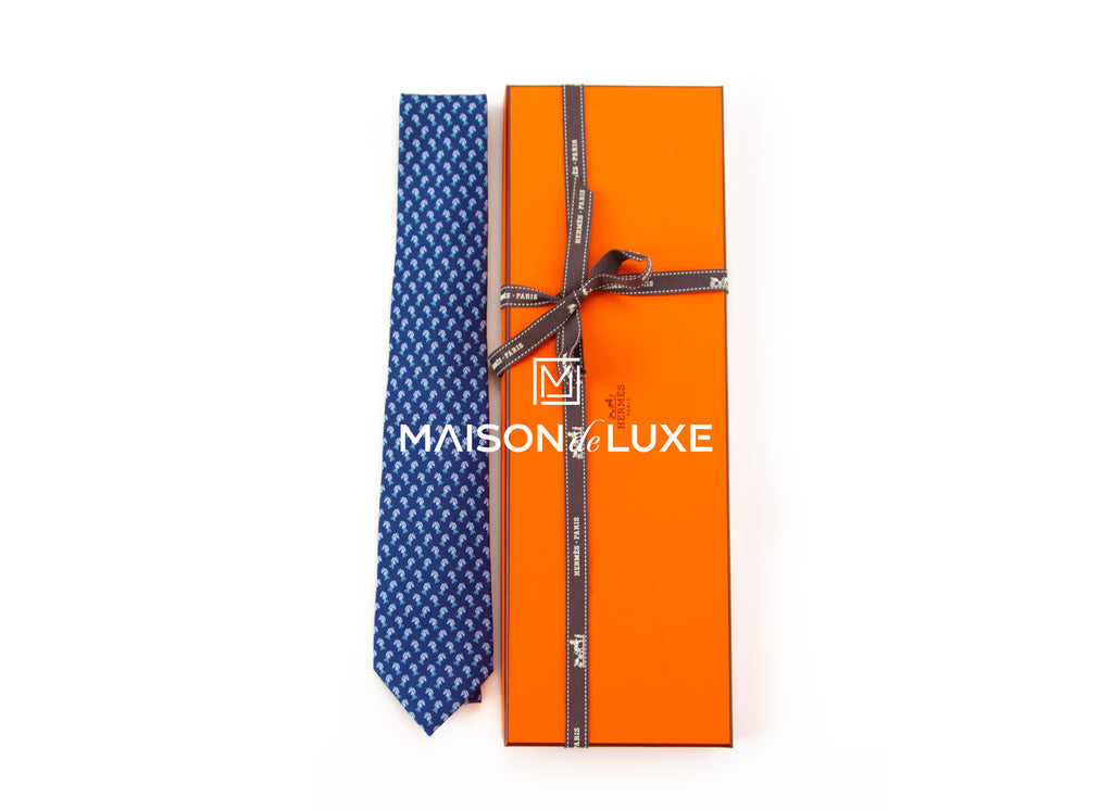 Hermes Tie 7 Echec et Mat Twillbi Tie