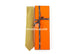 Hermes Cravate Twill Tie 8 Jaune / Gris