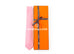 Hermes Faconnee H Tie Pink