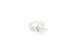 Hermes Silver Croisette GM Ring 53