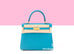 Hermes Kelly Retourne 25 Blue Jean