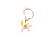 Hermes Craie / Jaune de Naples / Gold Rodeo Bag Charm PM