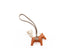 Hermes Gold / Craie / Etoupe Rodeo Bag Charm PM