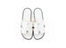 Hermes Men's Blanc White Izmir Sandal 44