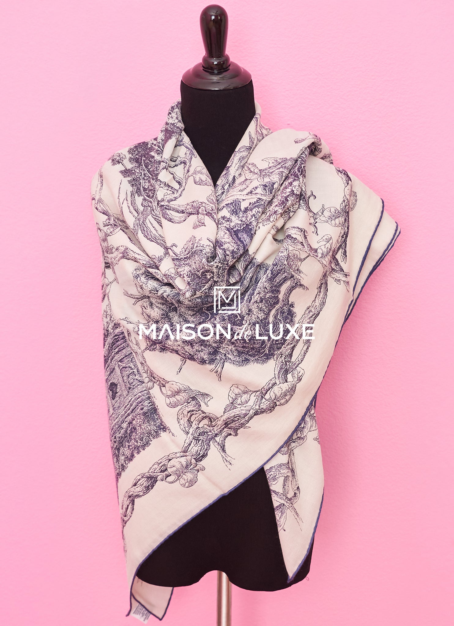 Louis Vuitton headband scarf jungle collection 2019 Black Silk ref