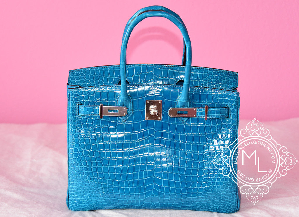 Hermès Sublime Hermes Constance handbag in brown porosus crocodile