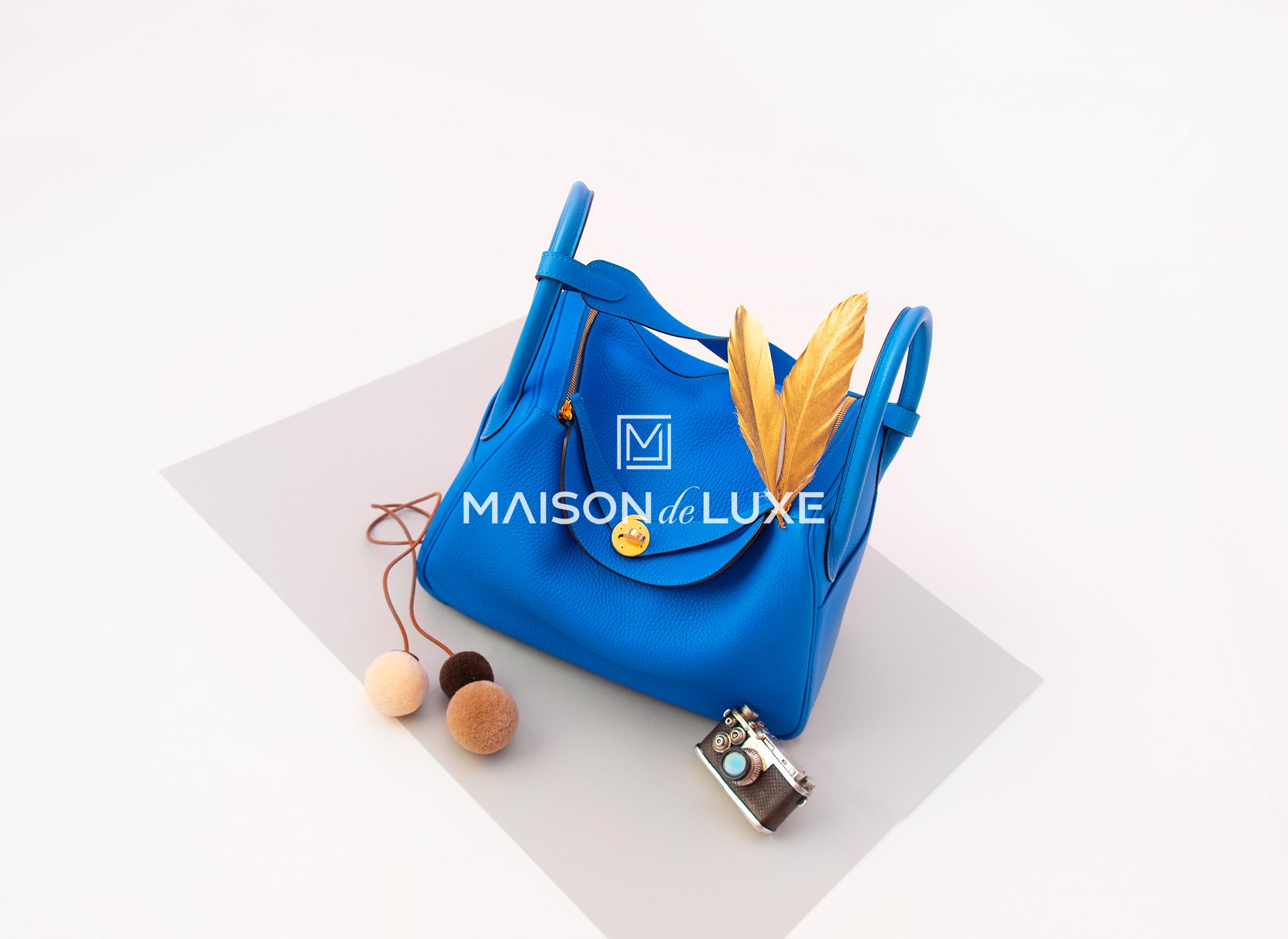 Hermès Birkin 30 Bleu Hydra Tourillon Clemence with Gold Hardware