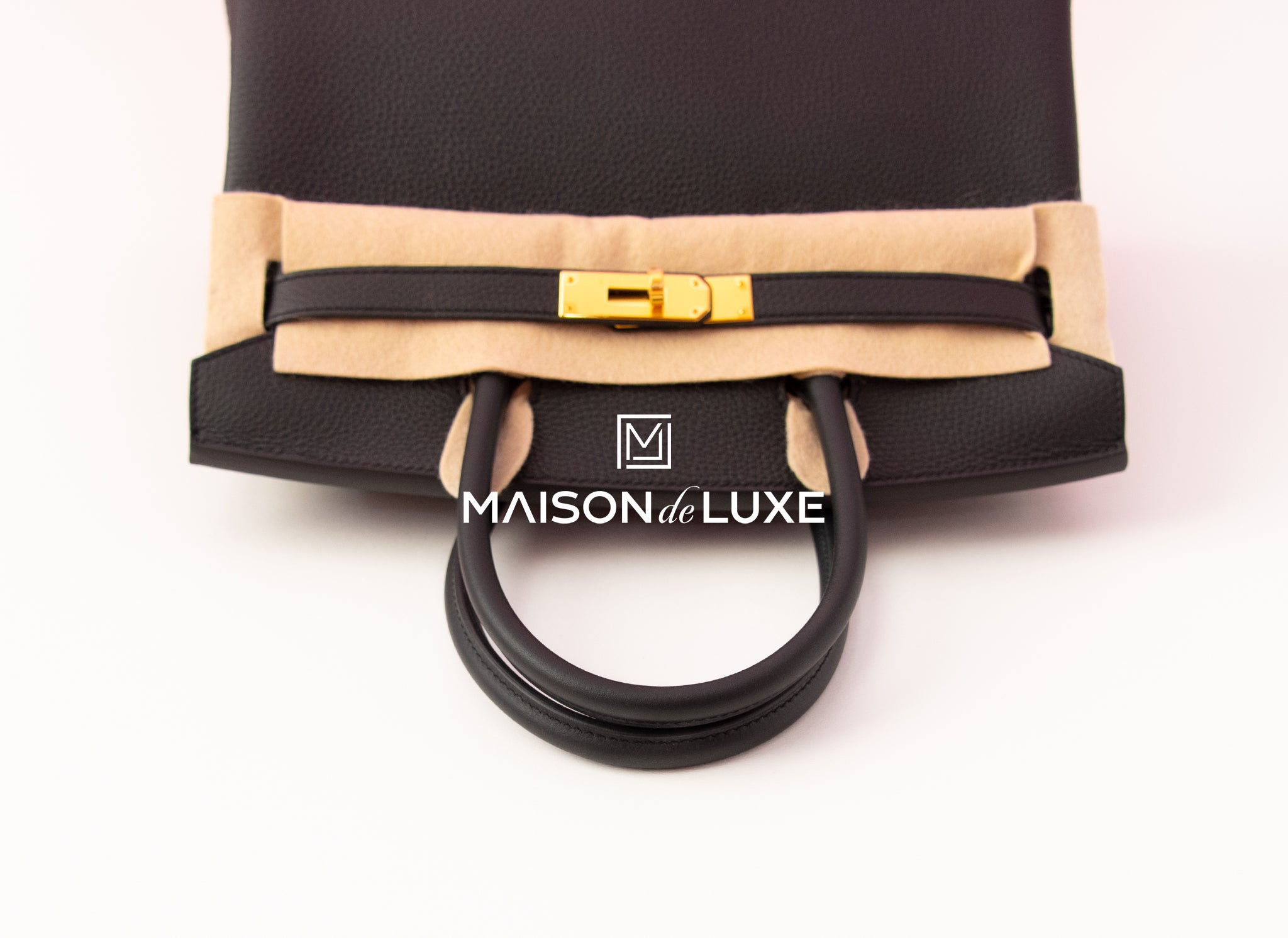 Hermes Black Noir Togo GHW Birkin 30 Handbag - MAISON de LUXE