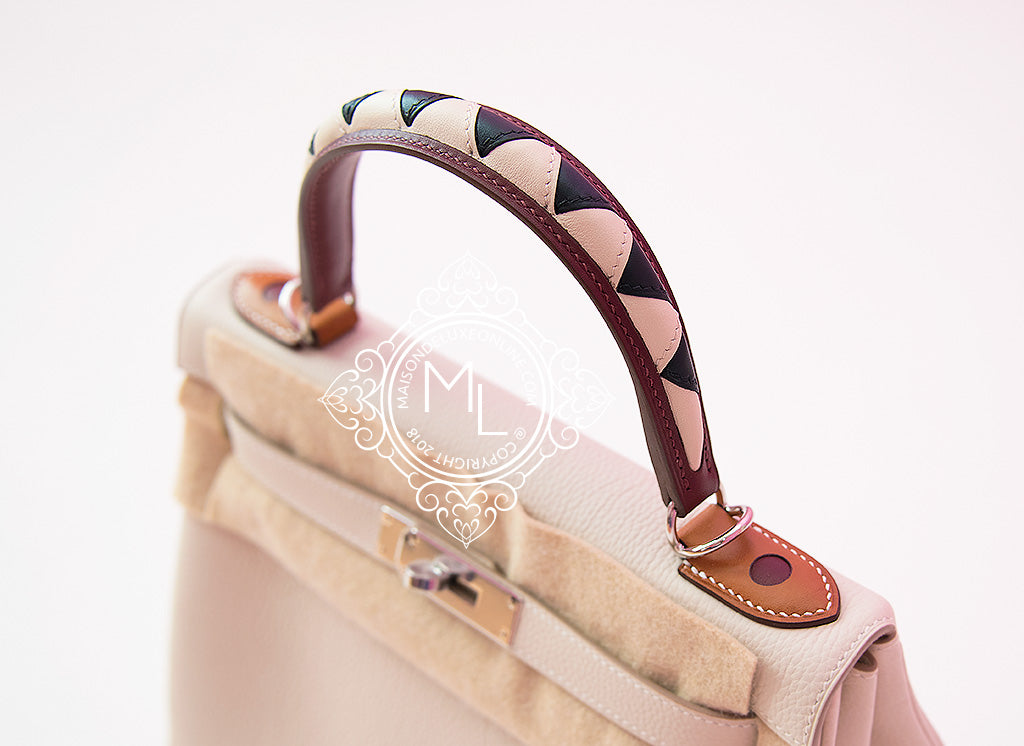 Limited Edition Hermes Au Galop Craie Togo Kelly 28 Handbag Birkin Bag –  MAISON de LUXE