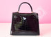 Hermes Noir Black GHW Niloticus Crocodile Sellier Kelly 25 Handbag - New - MAISON de LUXE - 4