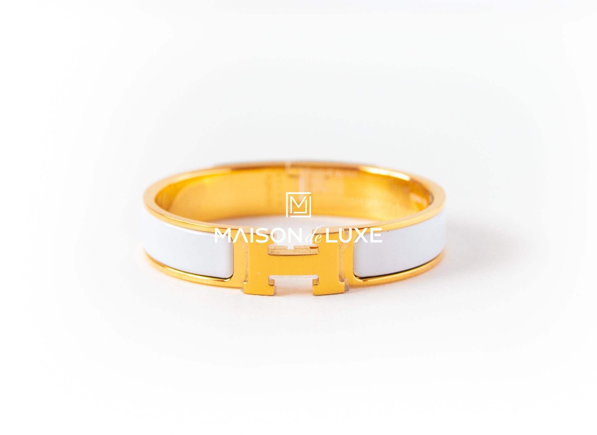 Hermes Clic Clac H Narrow Bracelet (SHF-QSANJw) – LuxeDH
