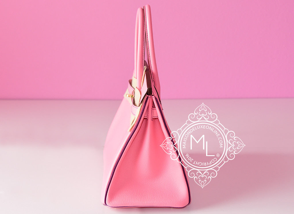 Hermes Rose Confetti 5P Pink Anemone Chevre Birkin 30 HSS – MAISON de LUXE