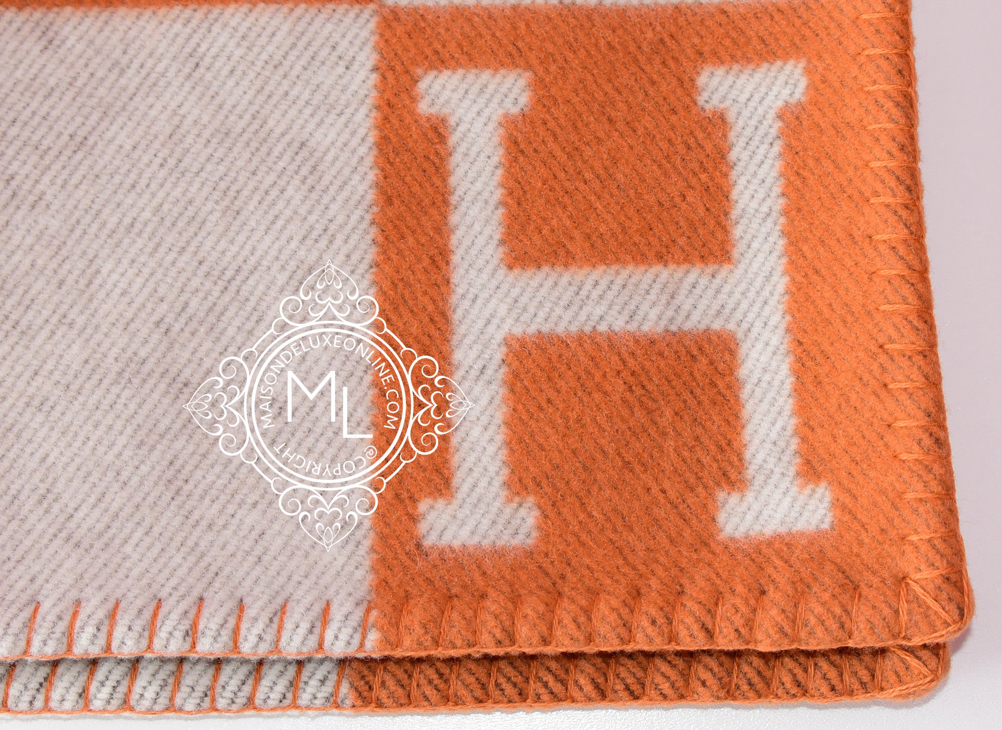 Hermes Blanket Jete de Canape Zebra Pegasus Orange / Green New – Mightychic