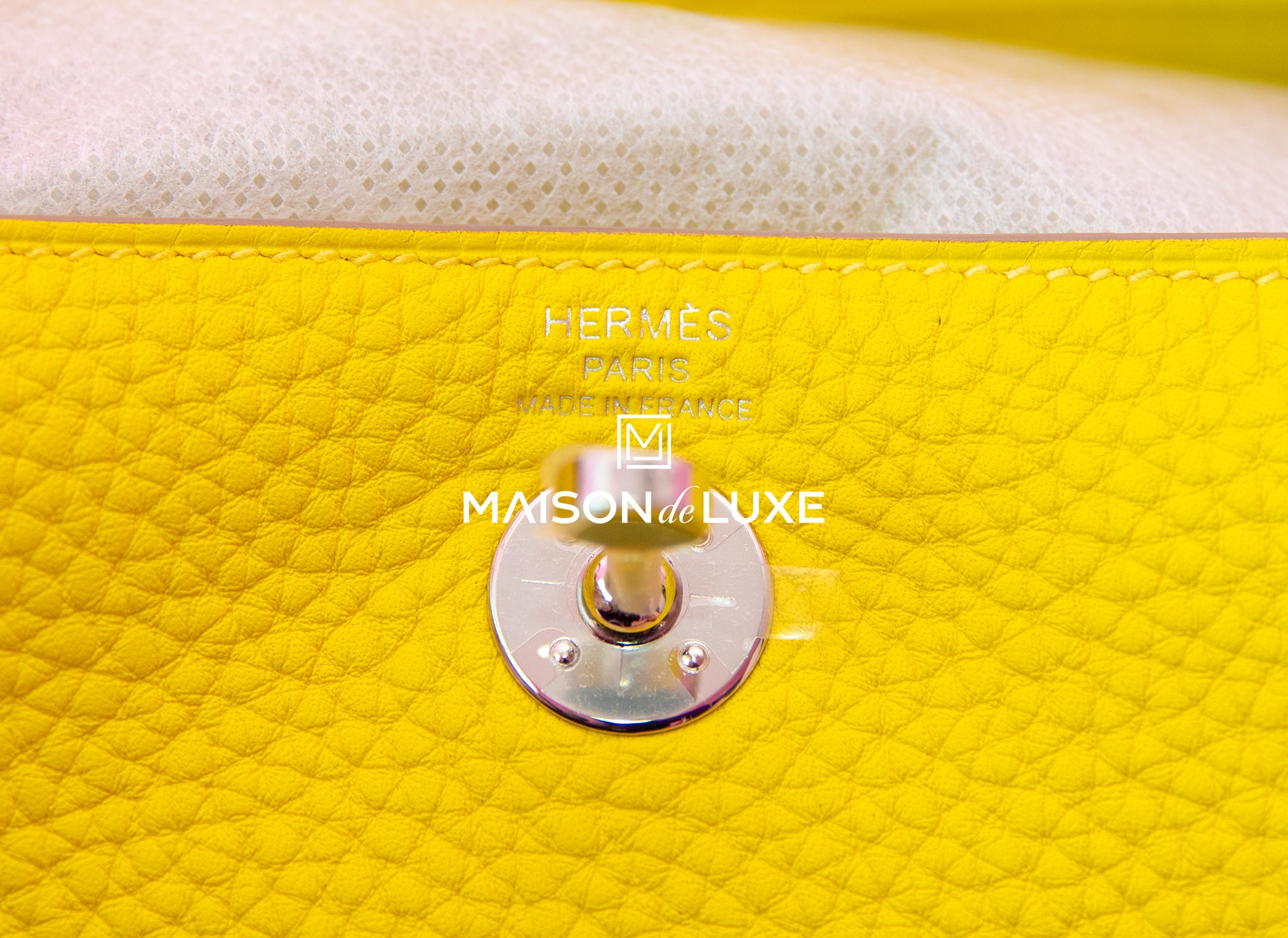 Hermès Mini Lindy Lime with PHW RJL1057 – LuxuryPromise