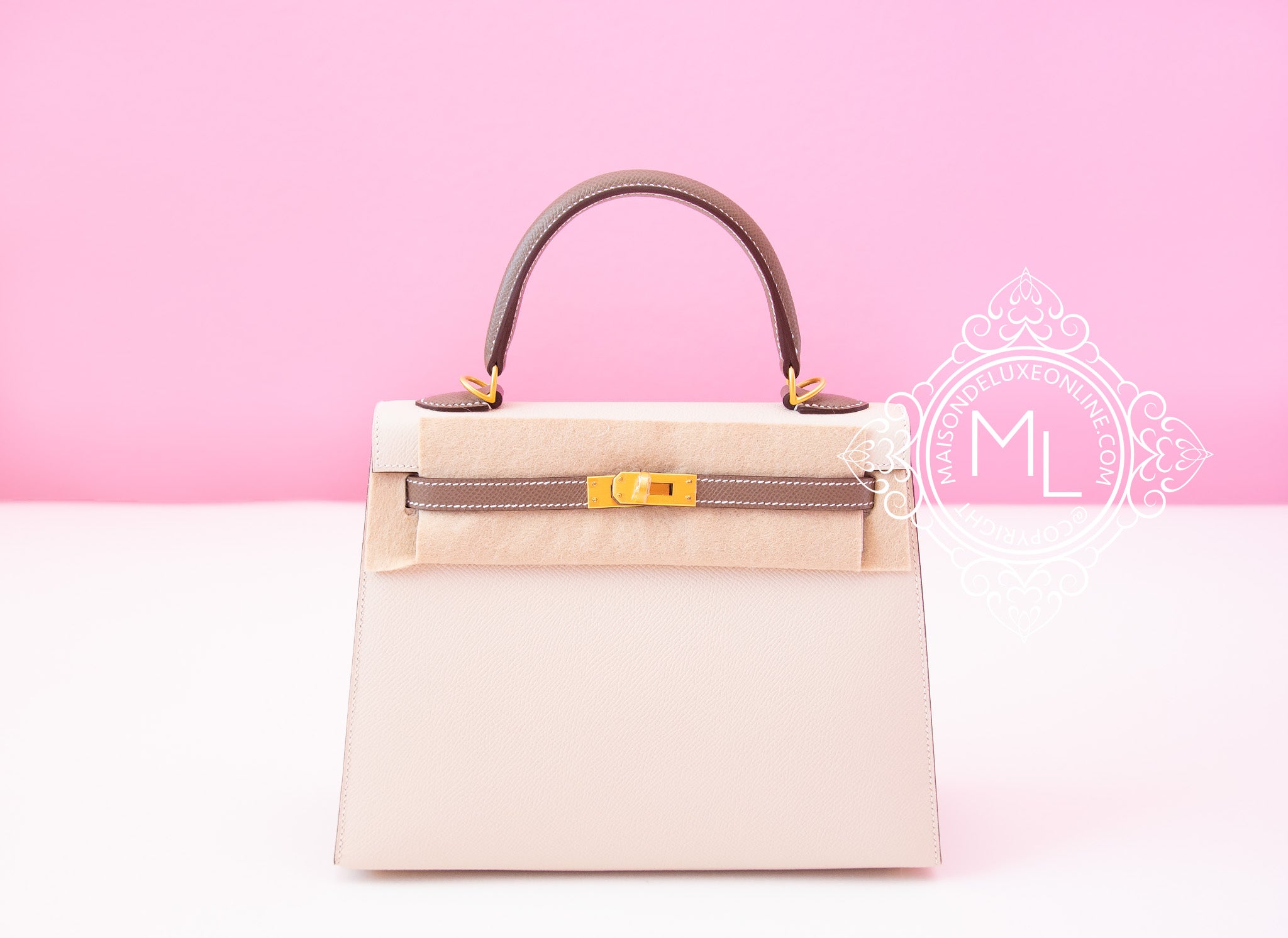 About Hermes - SOLD! Hermes kelly 25 special order Etoupe + craei