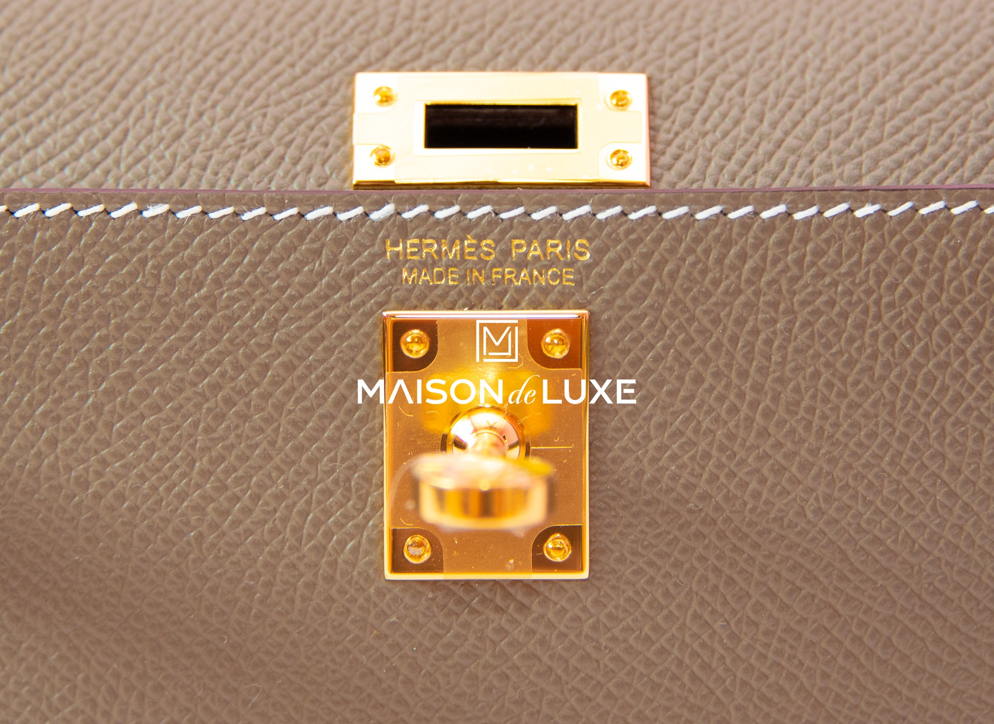 Hermès Mini Kelly 20 II in Rouge De Coeur Veau Epsom with Gold Hardware -  Bags - Kabinet Privé