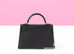 Hermes Mini Kelly II 20 Black Epsom Gold Hardware