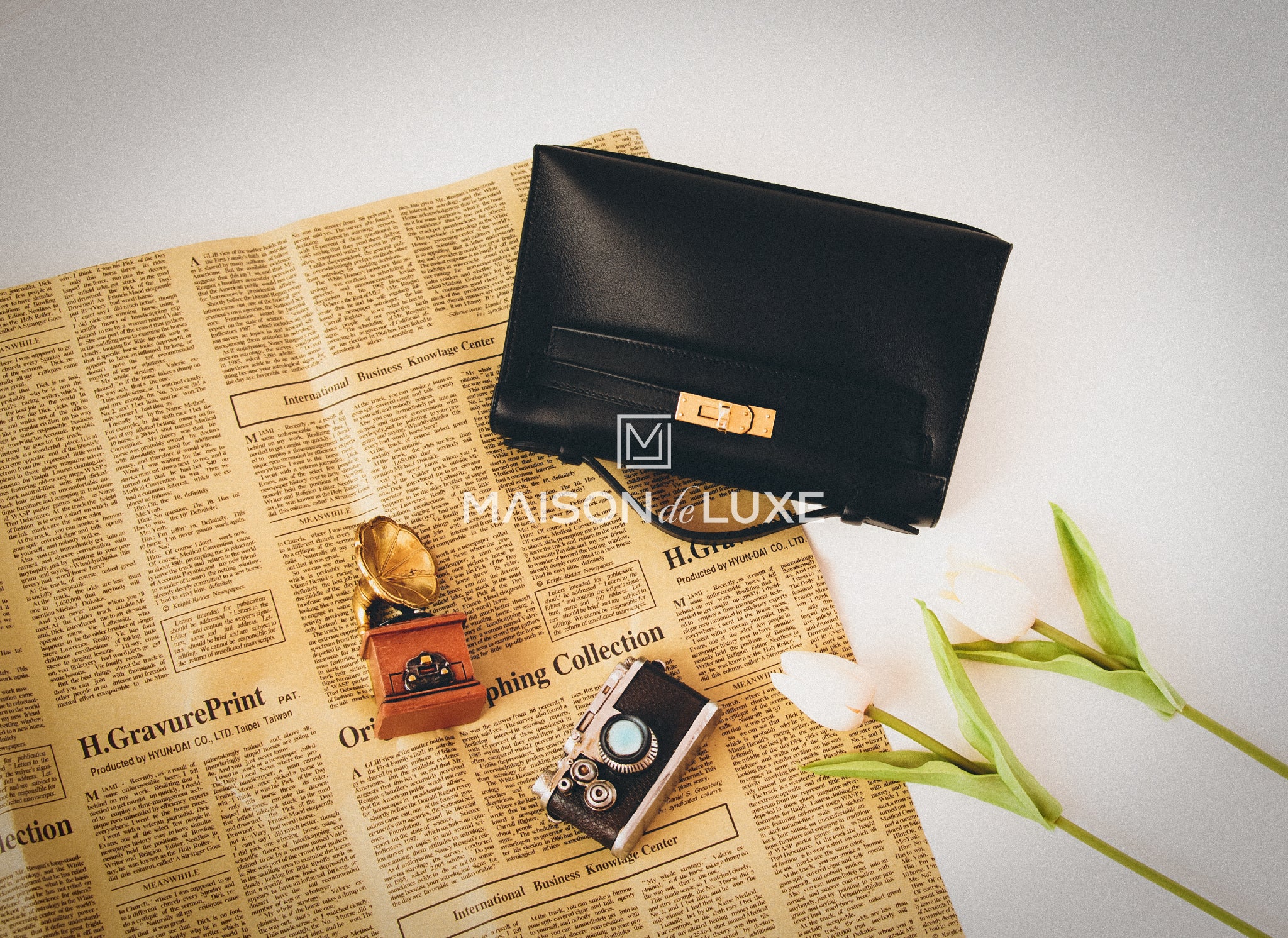 Hermes kelly pochette Boxcalf Noir Silver Hardware 22cm Full  HandmadeAuthentic quality - lushenticbags