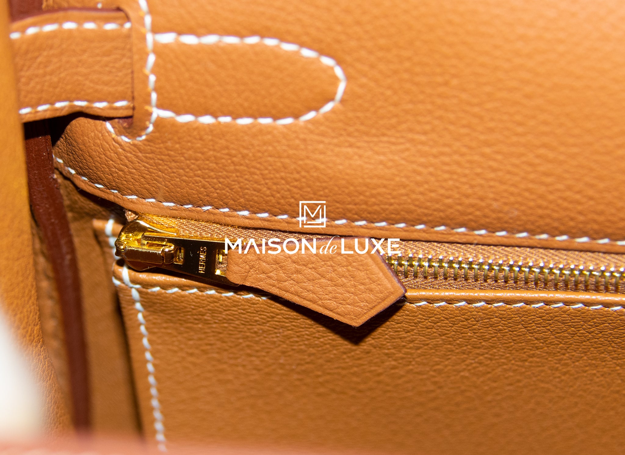 Hermès - Kelly 28 Togo leather shoulder bag Brown ref.1015666 - Joli Closet