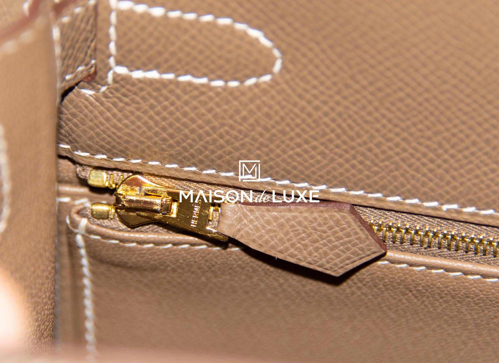 Hermes Kelly Sellier 28 Etoupe Epsom Gold Hardware – Madison