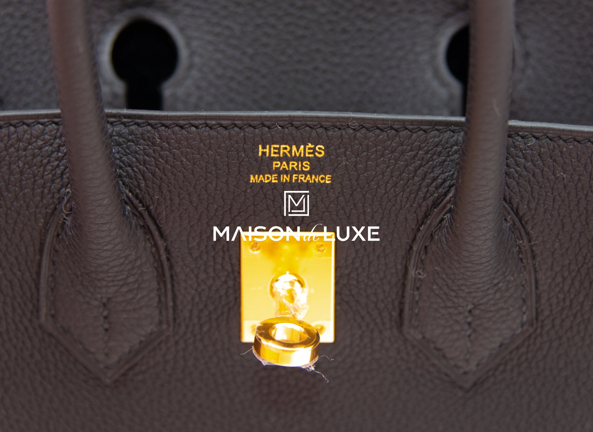 Hermes Birkin Bag 25 Black Togo Silver Hardware - HoooGoods