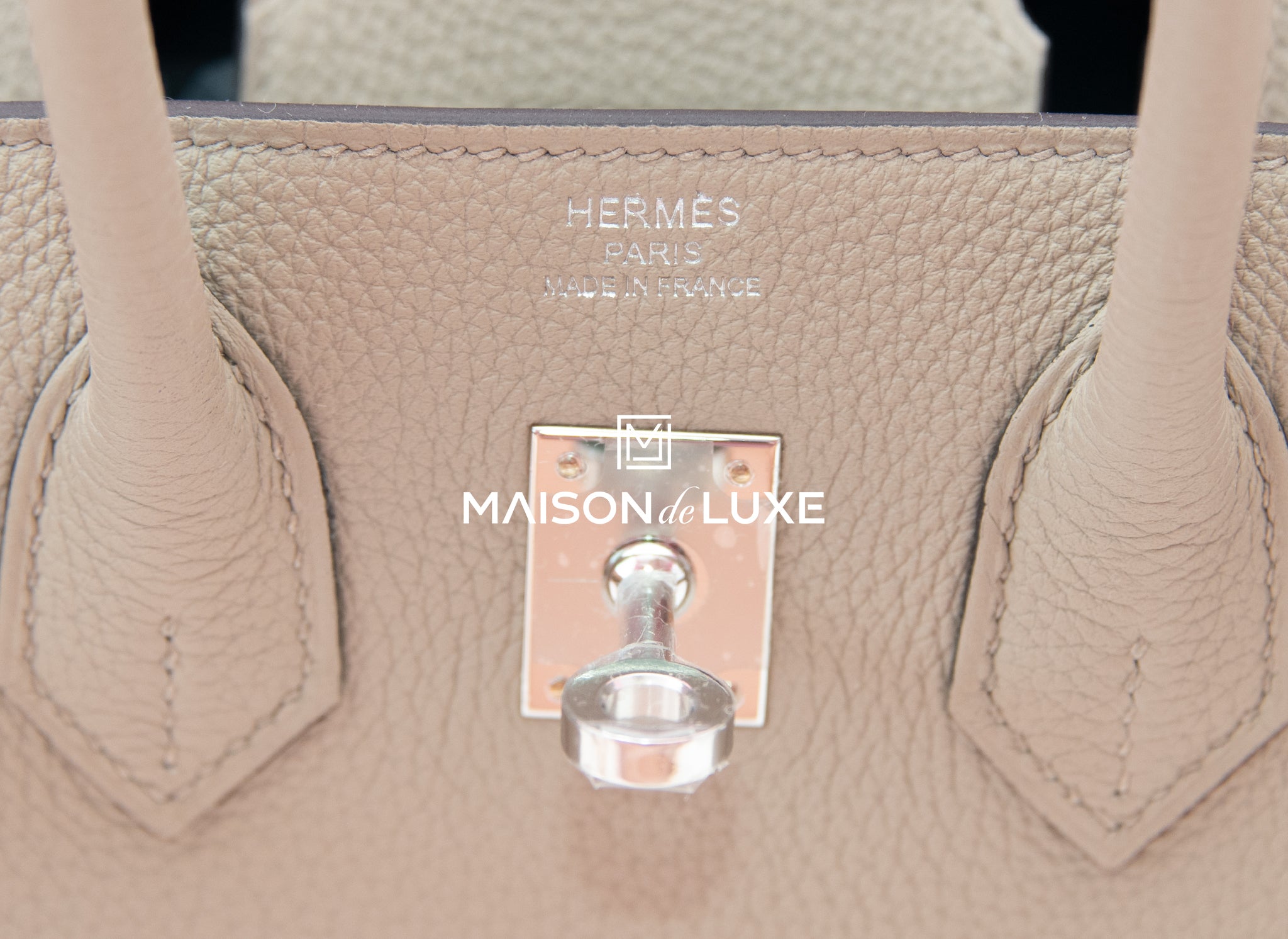 Hermès 2023 Togo Birkin 25 - Grey Handle Bags, Handbags