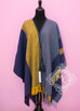 Hermes Cashmere Wool Blue Rocabar Casaque Poncho Cape