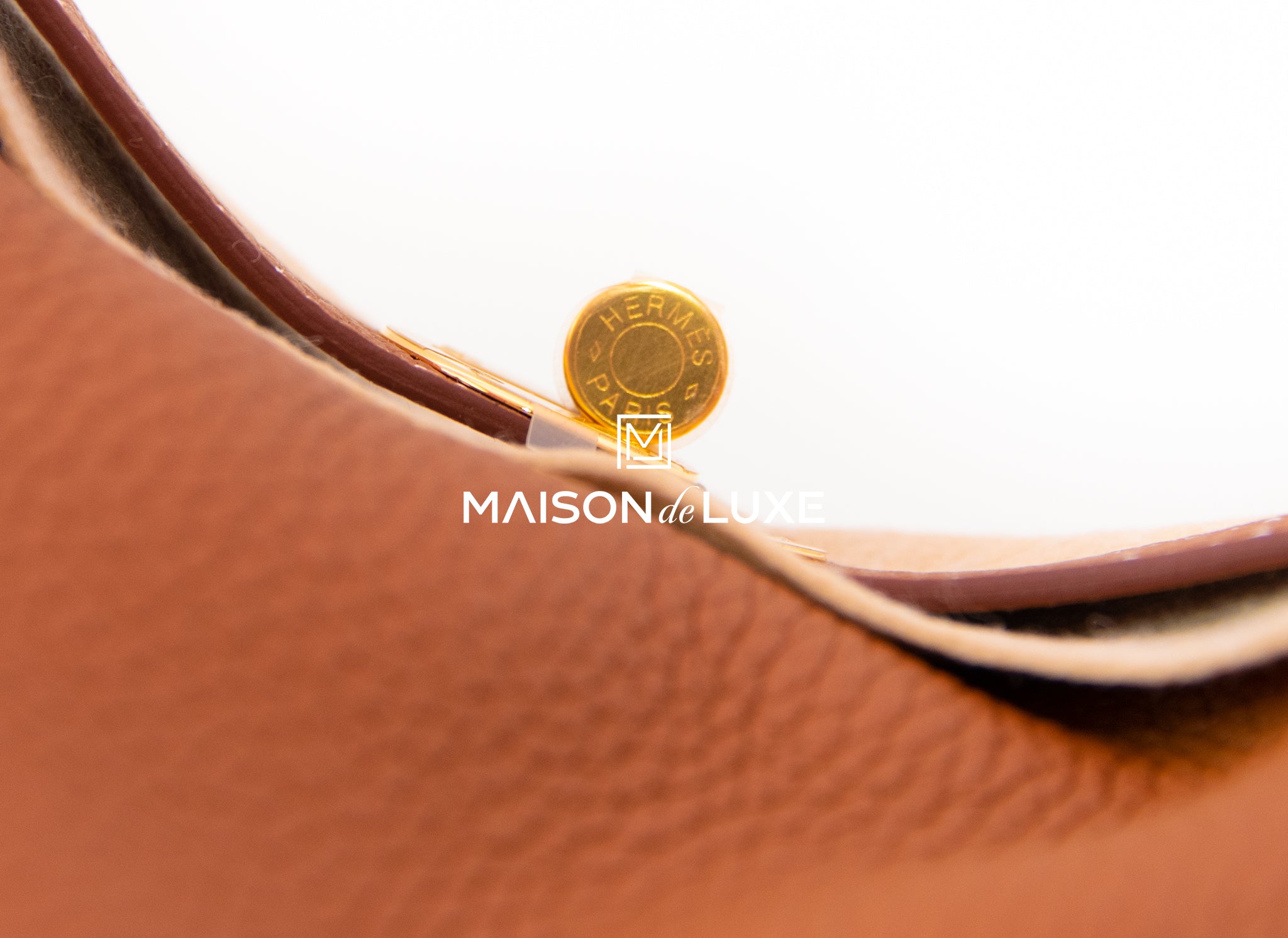 Lindy leather handbag Hermès Brown in Leather - 36517487