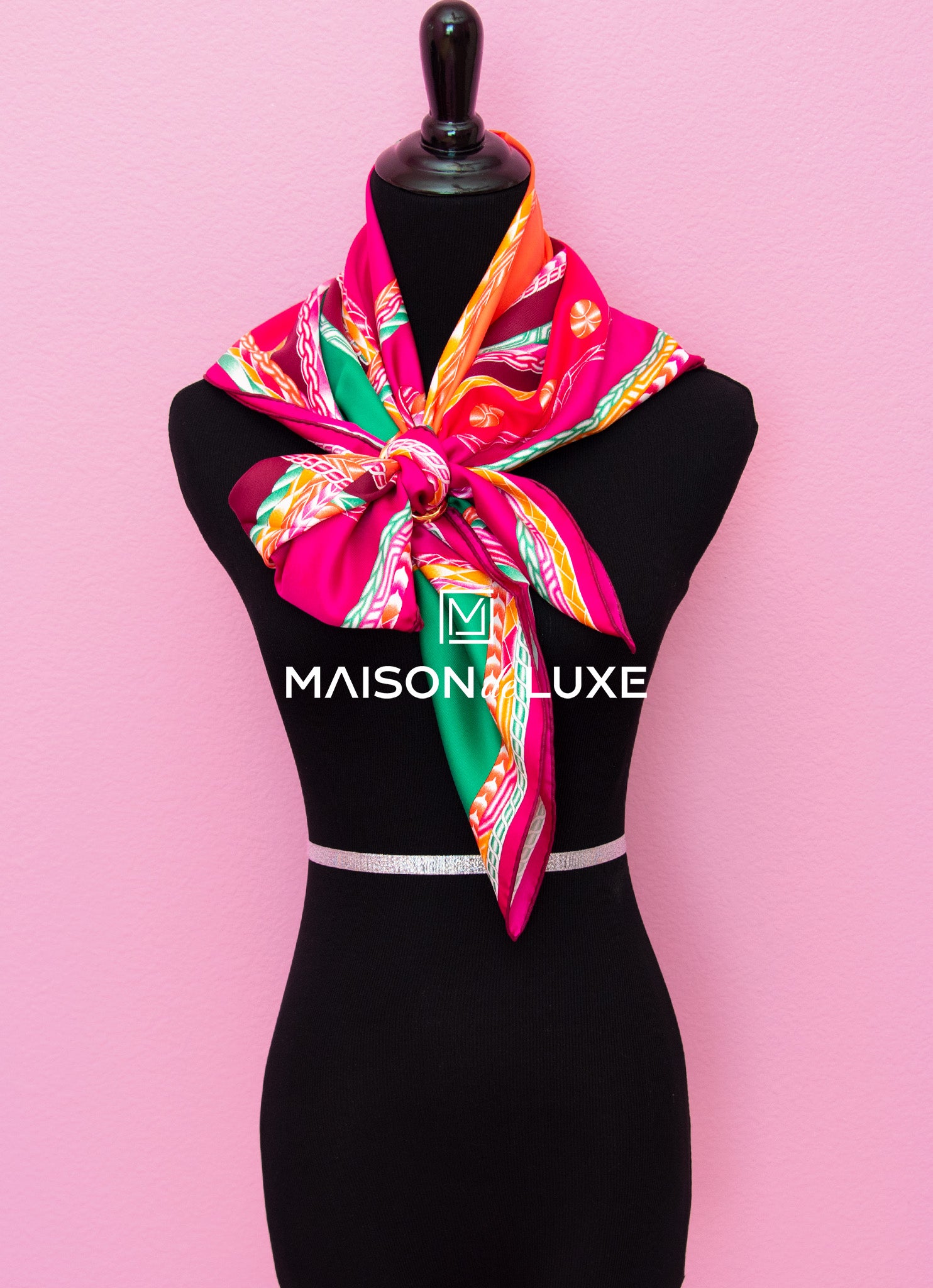 Hermes Red Bow Tie Twilly Scarf Shawl Wrap for Birkin Kelly Constance –  MAISON de LUXE