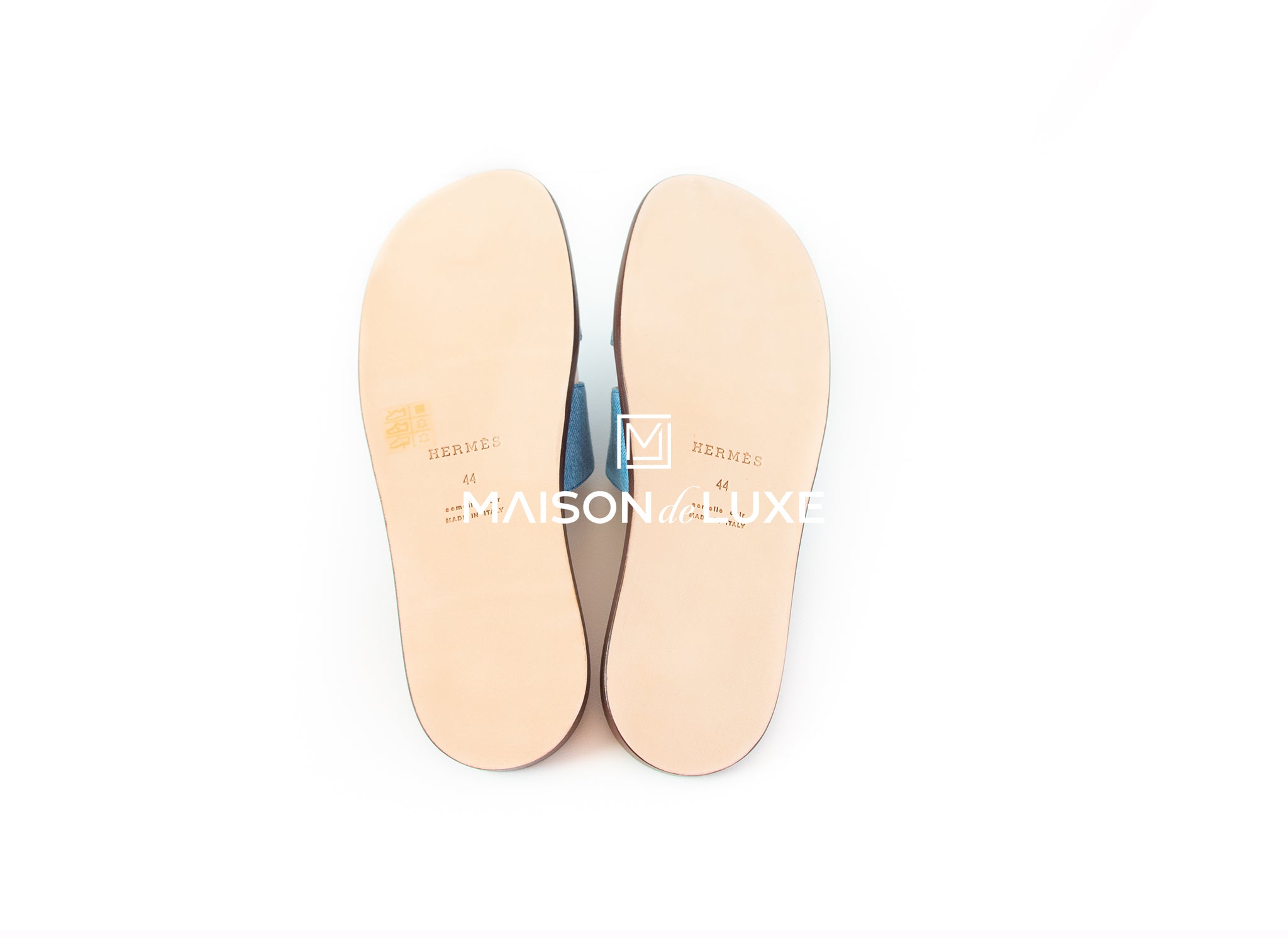 Hermes Men's Navy Blue Izmir Sandal 44 Shoes - MAISON de LUXE