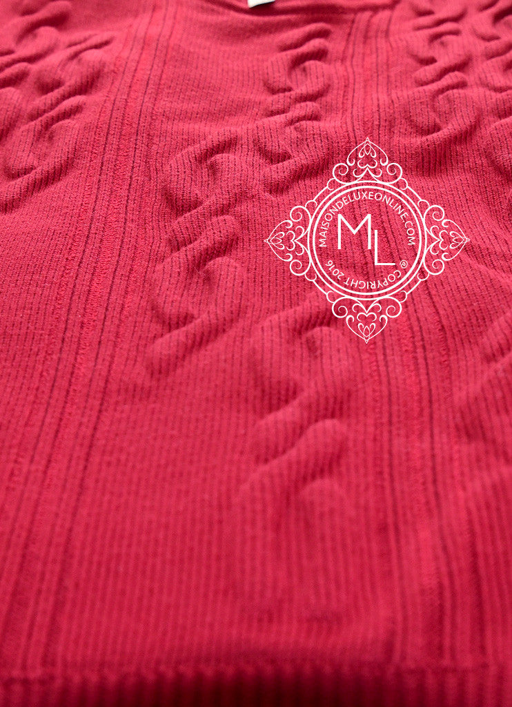 Hermes Men's $2600 Rouge H Red Wool Sweater Shirt Knits Jacket Top – MAISON  de LUXE