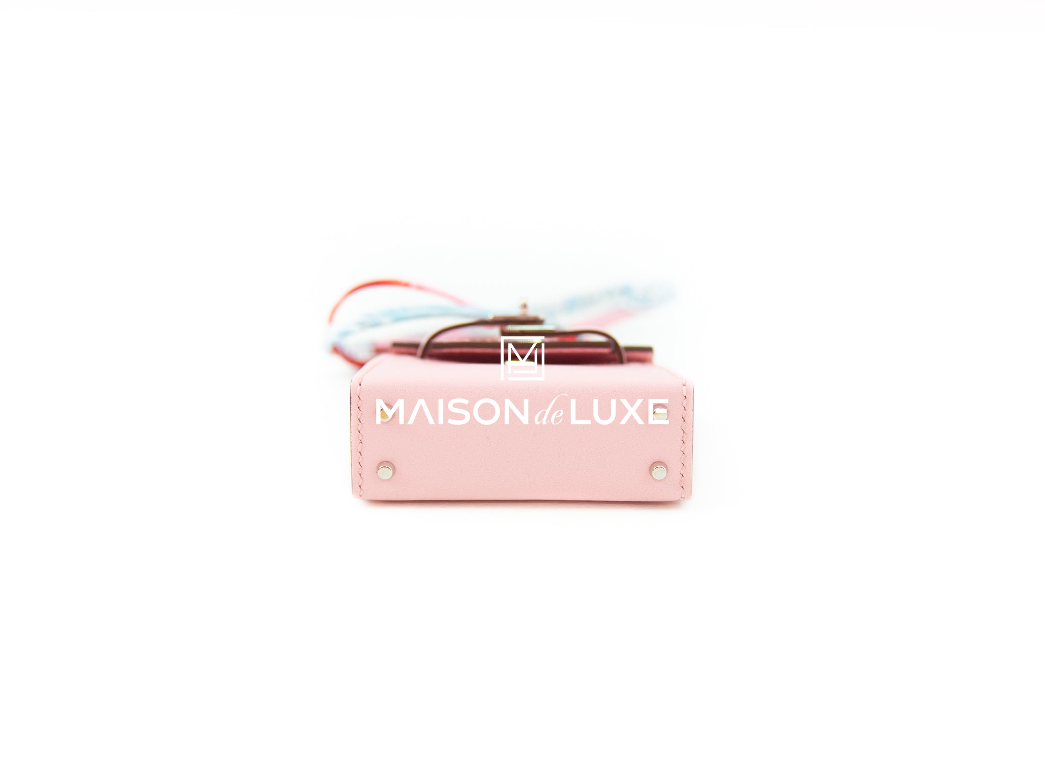 Hermes Argile Mini Micro Kelly Twilly Bag Charm Keychain
