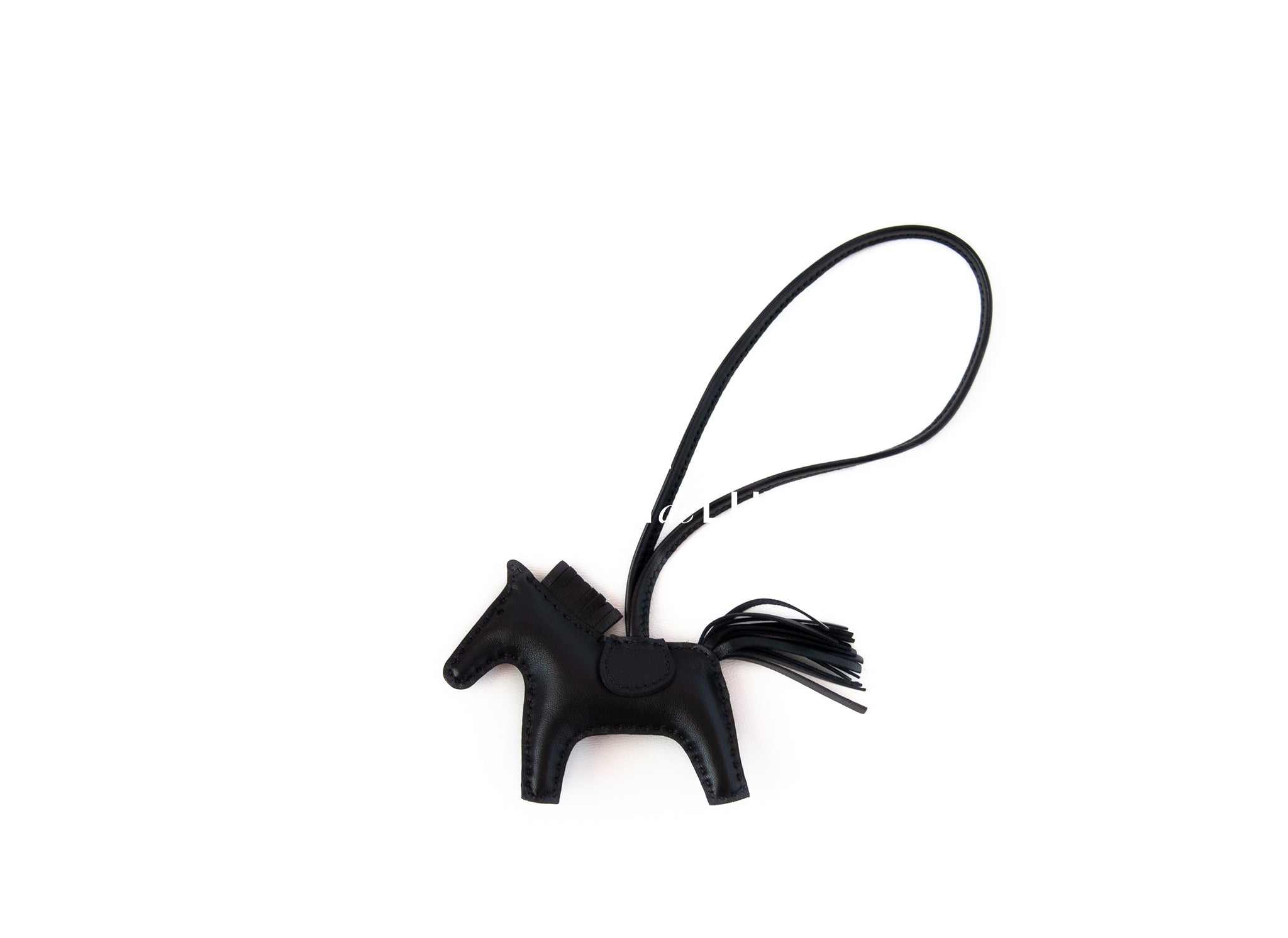 Hermes SO Black Touch Pegasus Horse Rodeo Bag Charm PM