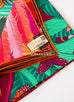 Hermes "Jaguar Quetzal" Fuchsia Twill Silk 90 cm Scarf