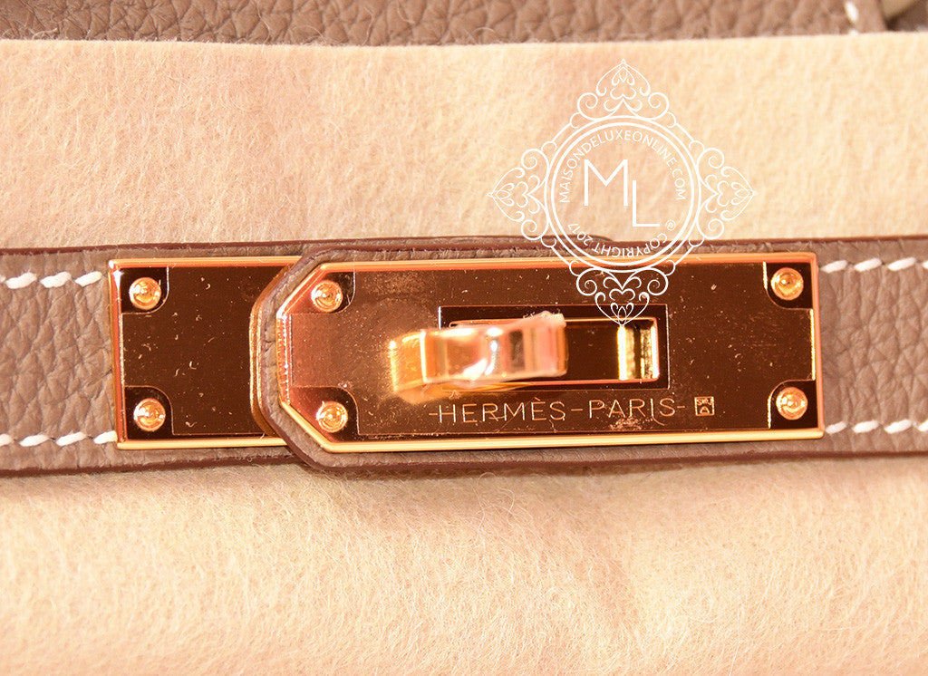 Hermes Birkin 30 Handbag Etoupe Grey Togo – AMORE Vintage Tokyo