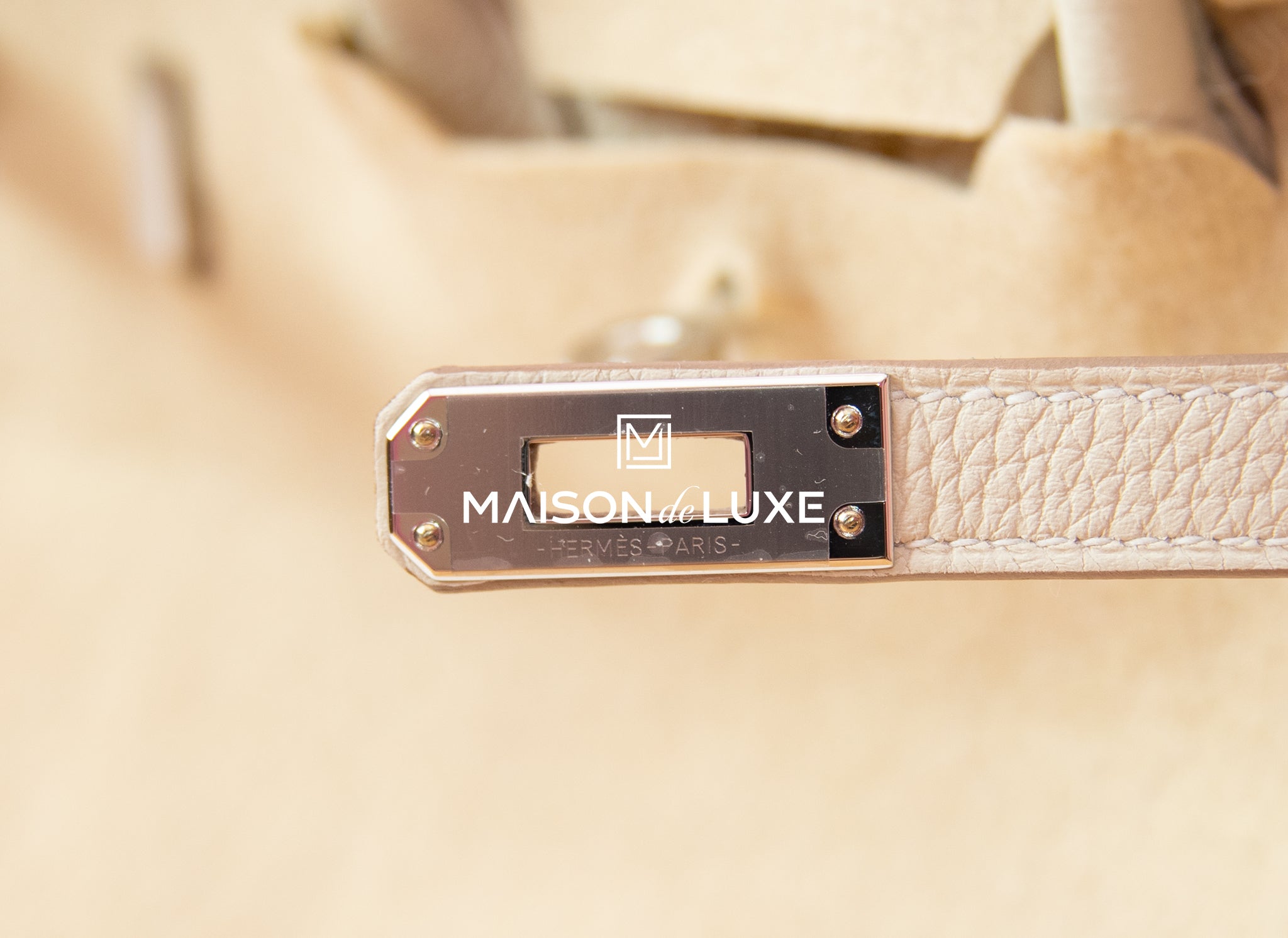 Hermès Birkin 25 Craie Togo Palladium Hardware - 2020, Y – ZAK BAGS ©️