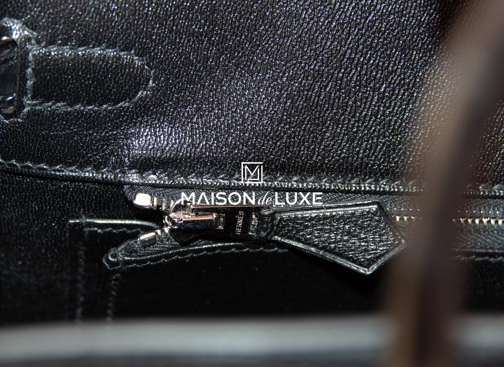Hermes Noir Black Crocodile Silver Birkin 25 Handbag Kelly Constance –  MAISON de LUXE