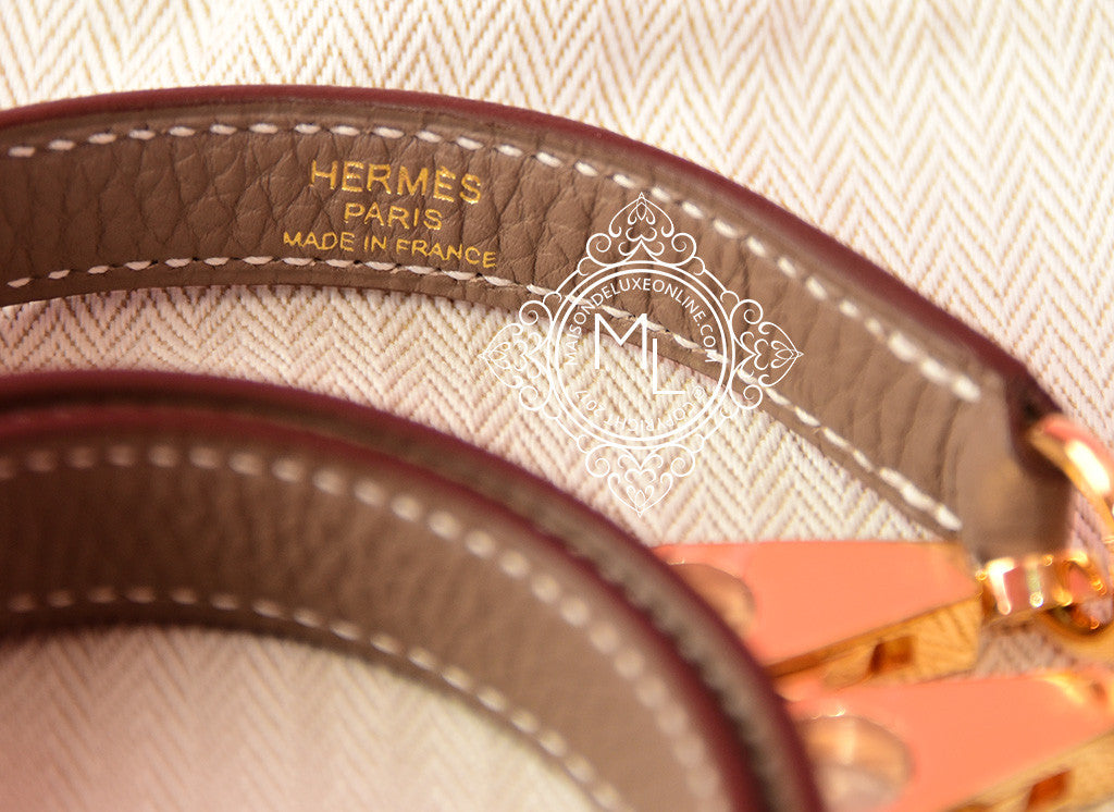 Hermès BNIB Kelly 28 Etoupe Togo /Gold